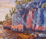 Painted Rock  20x24 Original Oil