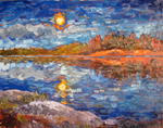 Boreal Moon 11x14 Original Oil
