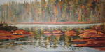 Morning Mist ( boreal) 4ft x2ft Original Oil