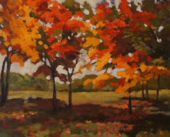 Autumn Park 20x24 oil