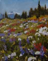 Mountain Meadow 11x14 oil sold