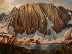 Mountain 4ft x 3ft oil