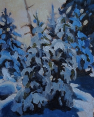 Winter 1 8x10 Oil on canvas board see Hambleton Gallery